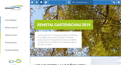 Desktop Screenshot of boebingen.de